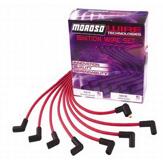 Moroso Spark Plug Wires, Under Headers, Socket Cap, Ready-To-Install Moroso Spark Plug Wires, Under Headers, Socket Cap, Ready-To-Install