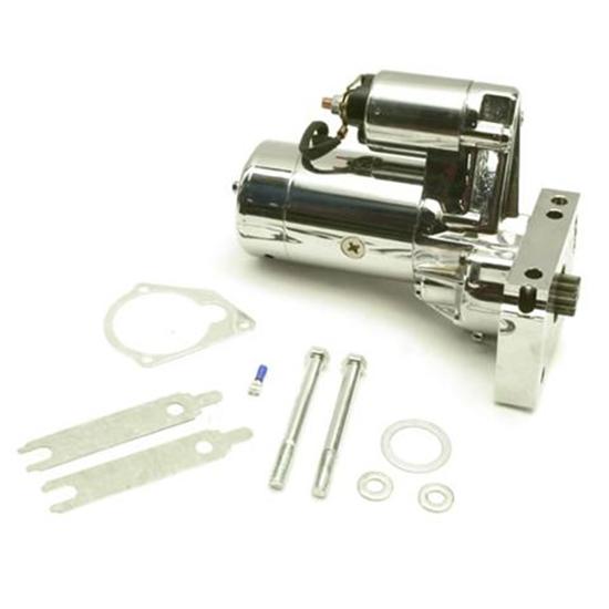 Speedway Chevy Mini Starter, 2.0 kW, Chrome Speedway Chevy Mini Starter, 2.0 kW, Chrome