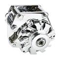 PowerMaster Snug-Fit Chrome Alternator, 100 Amp