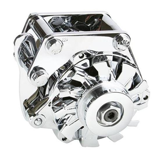 PowerMaster Snug-Fit Chrome Alternator, 100 Amp