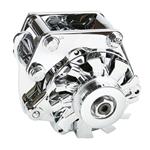 Powermaster 8-17926 Snug-Fit Chrome Alternator, 100 Amp