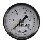 Fuelab 71502 Fuel Pressure Gauge, 0-15 PSI