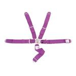 Crow Enterprizes 11005 Bolt-In 5-Point Harness, Pull Down, Purple