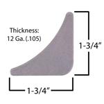 Standard Roll Bar Gussets - Pack of 25