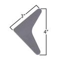 Large Solid Roll Bar Gussets - Pack of 5