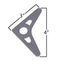Large Roll Bar Gussets with Holes - Pack of 5