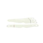 Racing Optics 10204C E-Style Clear Nose Notched Speedstack 10 Tearoffs