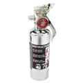 H3R Performance HG100C HalGuard 1.4 Lb. Fire Extinguisher, Chrome