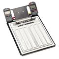 Clipboard with Two Robic SC-848 Stopwatches and Lap Sheets