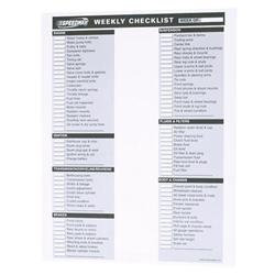 Weekly Checklist