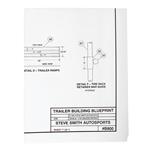 Steve Smith Autosports B800 Trailer Building Blueprint