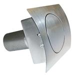 Hagan Street Rods 90 OVC 90 Deg. Curve Series LH Hinge Oval Fuel Door
