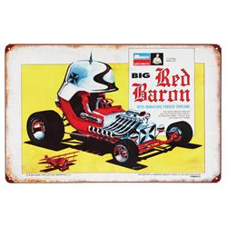 Big Red Baron Vintage Metal Sign