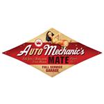 Auto Mechanic Vintage Metal Sign