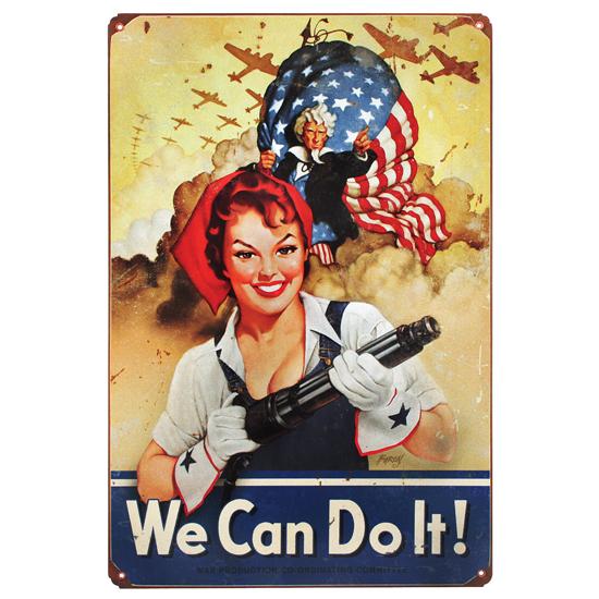 Rosie Vintage Metal Sign