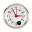 Omega Kustom Clock Gauge, Kool White, 2-1/16 Omega Kustom Clock Gauge, Kool White, 2-1/16