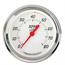 Omega Kustom 8000 RPM Tachometer Gauge, 3-3/8, Kool White Omega Kustom 8000 RPM Tachometer Gauge, 3-3/8, Kool White
