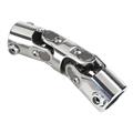 Sweet Mfg Chrome Double U-Joint, 3/4 Inch DD to 1 Inch DD, GM