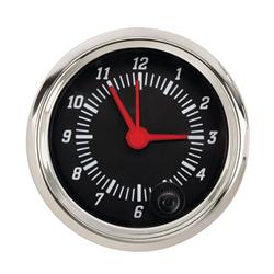 Docs Kustom 930132 Omega Clock, 2-1/16, Black Face