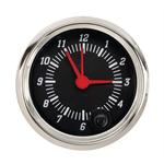 Docs Kustom 930132 Omega Clock, 2-1/16, Black Face