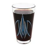 Pinstriped Pint Glasses