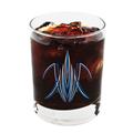 Pinstriped Rocks Glass