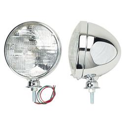 Stainless Steel Dietz Type Headlights, Standard Bulb