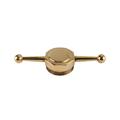Model T Dog Bone Radiator Cap, Brass, Undrilled