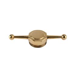 Model T Dog Bone Radiator Cap, Brass, Undrilled