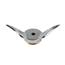 Model T Gull Wing Cap, Chrome, Drilled Model T Gull Wing Cap, Chrome, Drilled