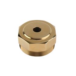 Model T Hex Radiator Cap, Brass, Drilled