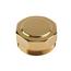 Model T Hex Radiator Cap, Brass, Undrilled Model T Hex Radiator Cap, Brass, Undrilled