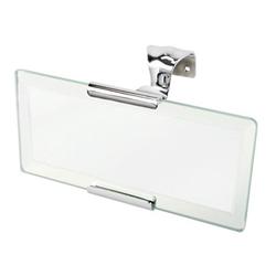 Roadster Rectangular Mirror, Stainless