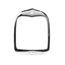 1928-29 Ford Model A Stock Radiator Grille Shell, Chrome 1928-29 Ford Model A Stock Radiator Grille Shell, Chrome