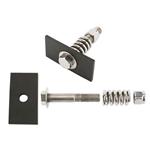 Radiator Mounting Kit, Black Steel
