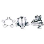 Bullet Style Hub Covers, 5 on 4-1/2 Inch