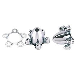 Bullet Style Hub Covers, 5 on 4-3/4 Inch