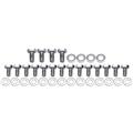 Small Block Chevy Oil Pan Bolt Kit, Chrome