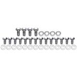 Small Block Chevy Oil Pan Bolt Kit, Chrome