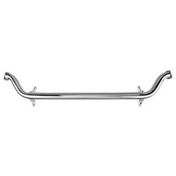 Spring Behind Front Tube Axle, Chevy Spindle, 4 Inch Drop, Chrome