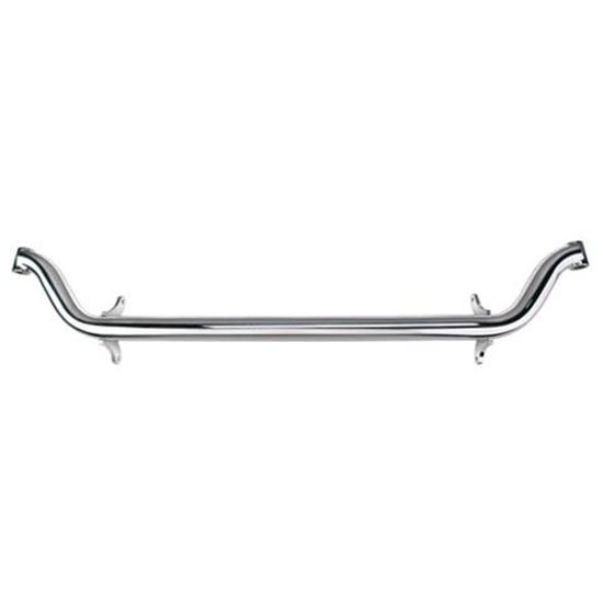 Spring Over Front Tube Axle, Ford Spindle, 6 Inch Drop, Chrome