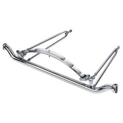 Spring-Over 6 Inch Drop Front End for Chevy Spindles, Chrome