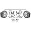 Chevy Wilwood Front Brake & Steering Kits, 48 Inch Axle Chevy Wilwood Front Brake & Steering Kits, 48 Inch Axle