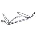 Spring-Behind 4 Inch Drop Tube Axle Front End - Chevy Spindles, Stainless