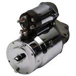 King Chrome 1955-86 Chevy Starter, Angled Bolts, Manual Trans.