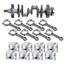 Small Block 383 Chevy Rotating Assem., One Piece, Flat Top-2 Valve, 6 In. Rod Small Block 383 Chevy Rotating Assem., One Piece, Flat Top-2 Valve, 6 In. Rod