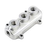 Speedway Polished Aluminum Fuel Block