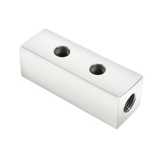 Two Hole Square Fuel Block, 3 Inch
