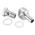 Single Banjo Style Fuel Fitting, 5/16 Inch Hose