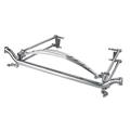 1932-34 Ford 4-Bar Tube Axle Kit for Ford Spindles, Chrome